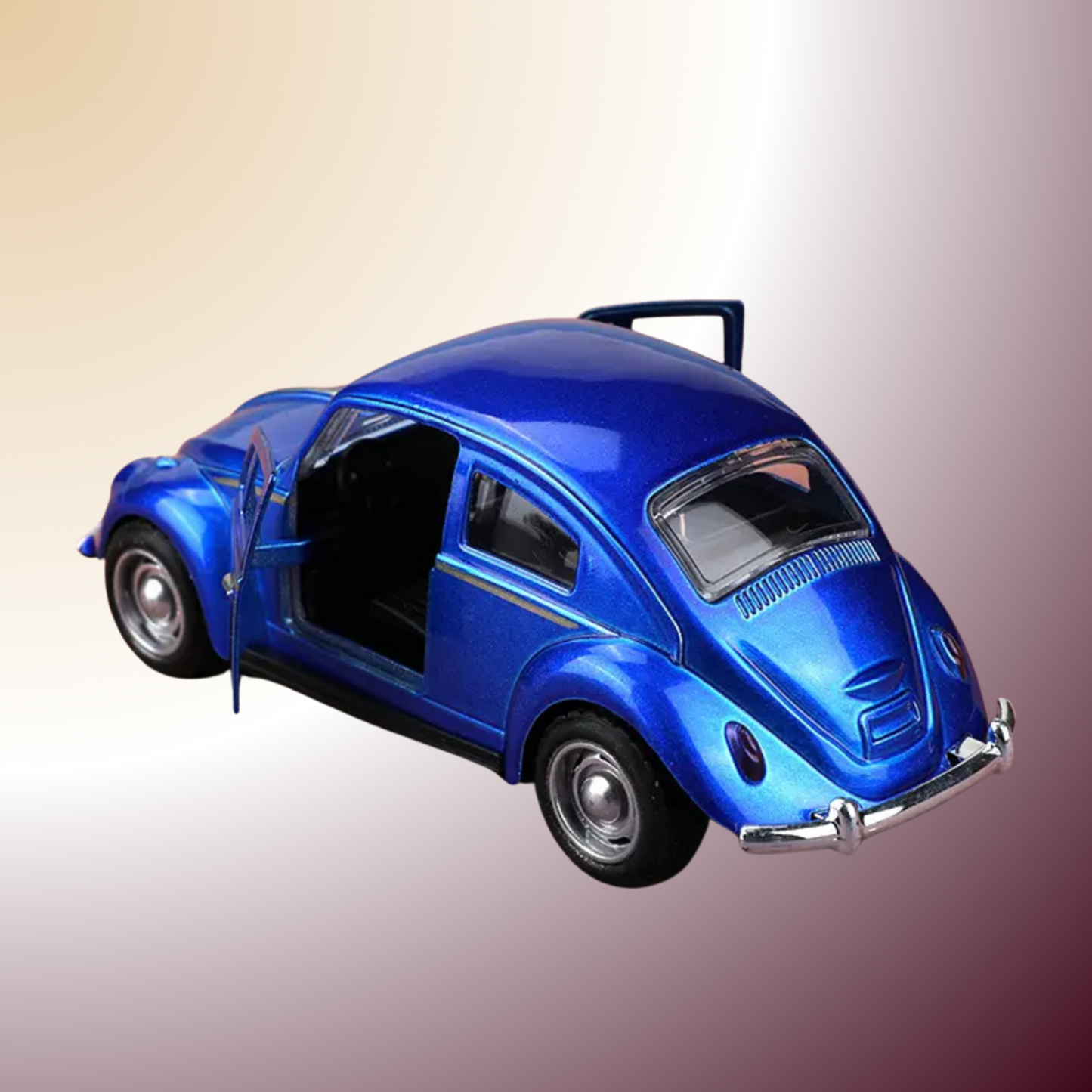 Voiture rétro en fonte à rebond – Le charme authentique du métal et du mouvement