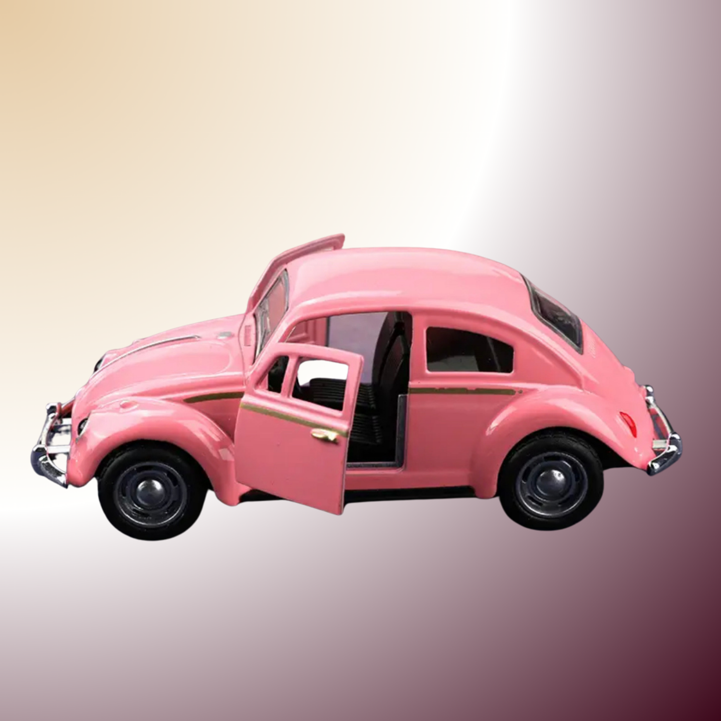 Voiture rétro en fonte à rebond – Le charme authentique du métal et du mouvement