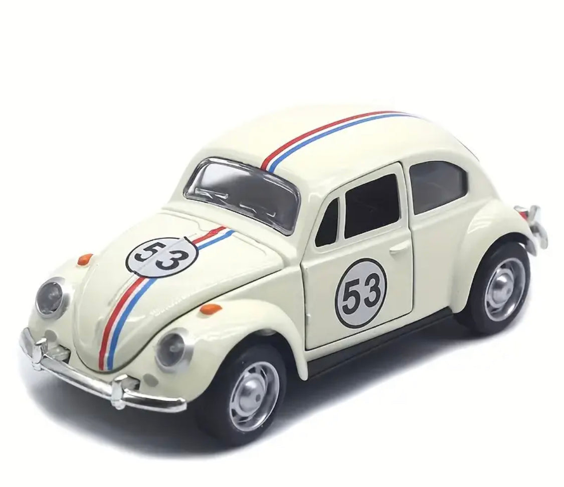 Mini voiture vintage blanche – L’élégance rétro en miniature