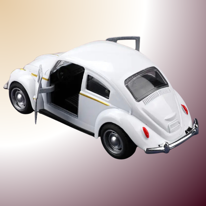 Voiture rétro en fonte à rebond – Le charme authentique du métal et du mouvement