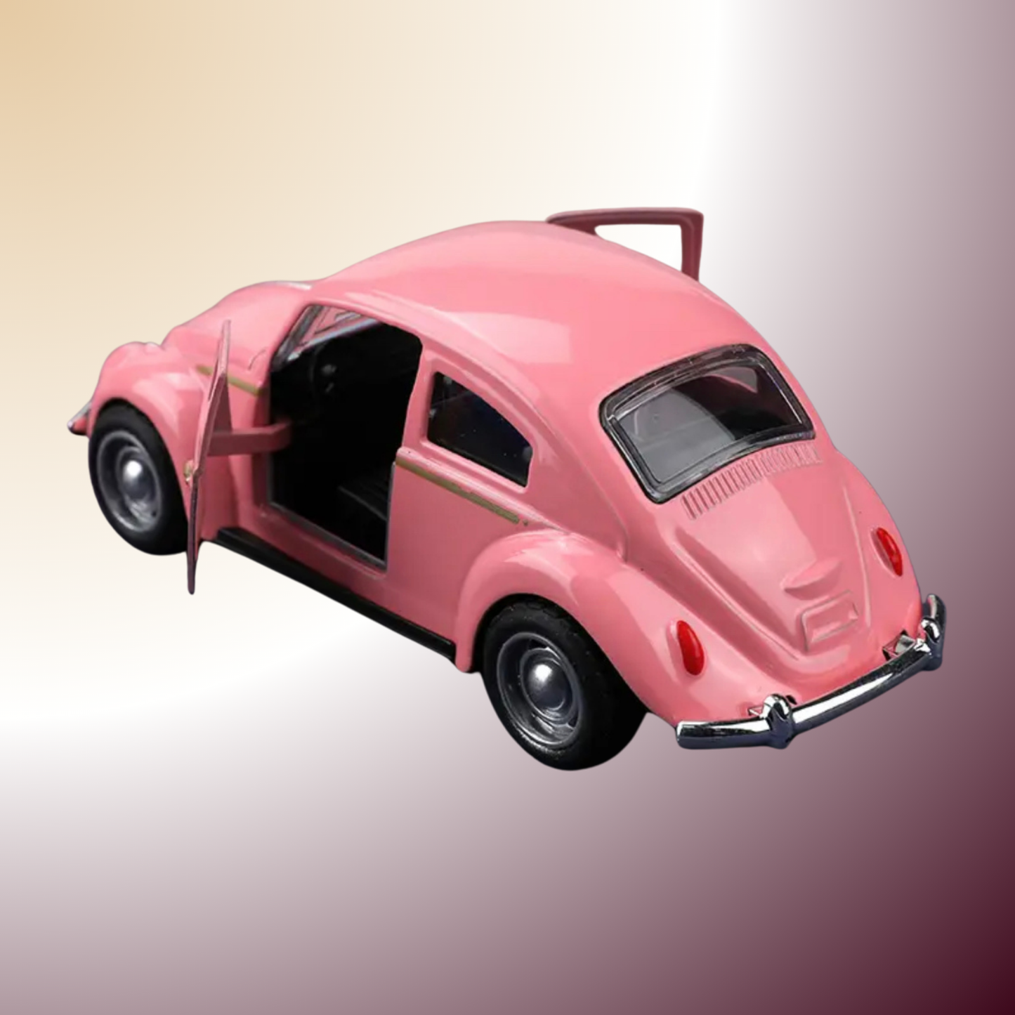Voiture rétro en fonte à rebond – Le charme authentique du métal et du mouvement