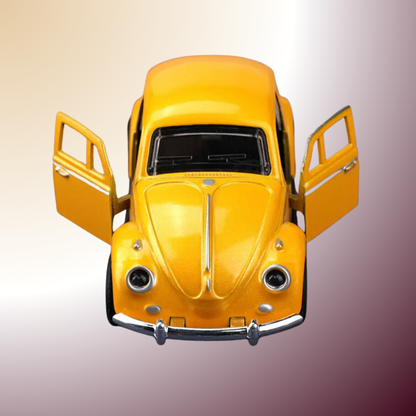 Voiture rétro en fonte à rebond – Le charme authentique du métal et du mouvement