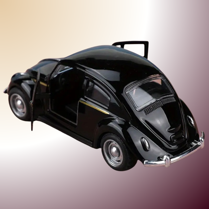 Voiture rétro en fonte à rebond – Le charme authentique du métal et du mouvement